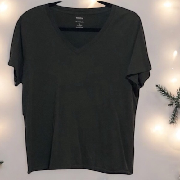 SONOMA women’s everyday tee in dark green XL - Picture 1 of 3